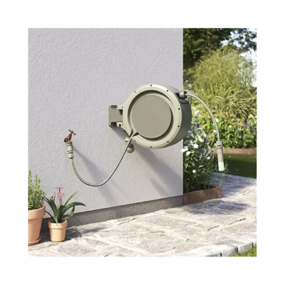 45. Smart hose storage solution – Neat, convenient, and always ready for watering!