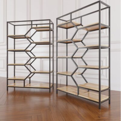 Beautiful decorative iron shelf model