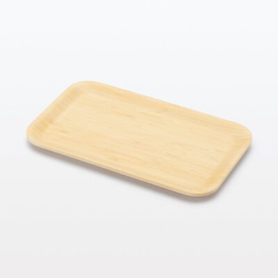 Bamboo Wooden Tray W29×D17.5×H1.5 cm – Natural Finish & Sustainable Design