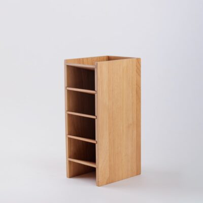 5-Tier Wooden Storage Box – Natural Finish & Elegant Craftsmanship