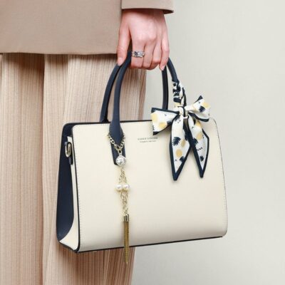 Luxury high-end handbag with color combination