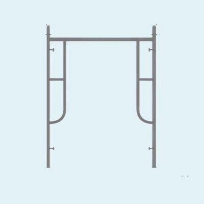 1.5m finished scaffolding