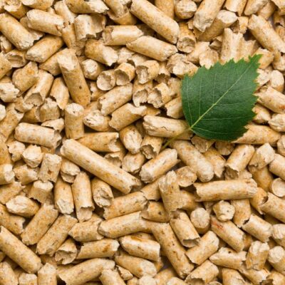 Sawdust wood pellets